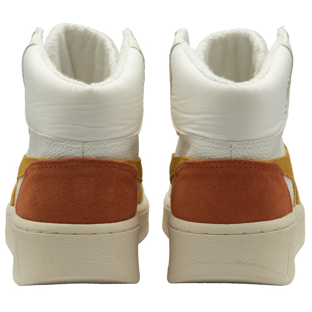 Gola Classics Women's Slam Trident Sneakers - White/Sun/Moody Orange