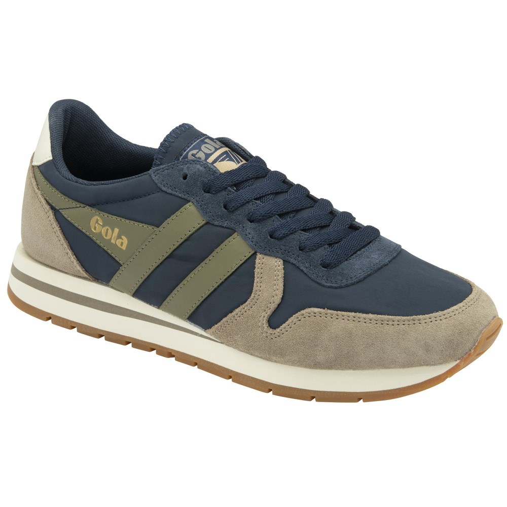 Gola Classics Men's Daytona Chute Sneakers - Navy/Rhino/Khaki