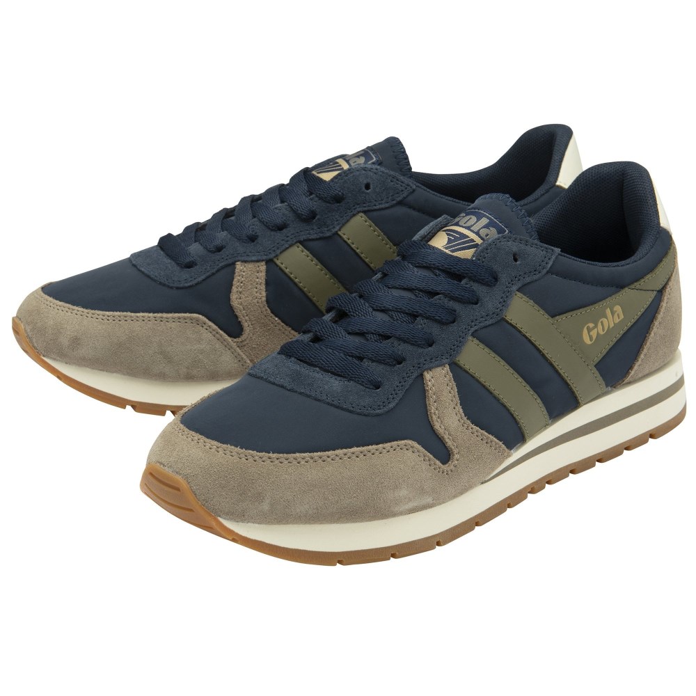 Gola Classics Men's Daytona Chute Sneakers - Navy/Rhino/Khaki