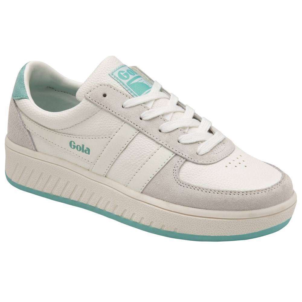 Gola Classics Women's Grandslam '88 Sneakers - White/White/Aruba
