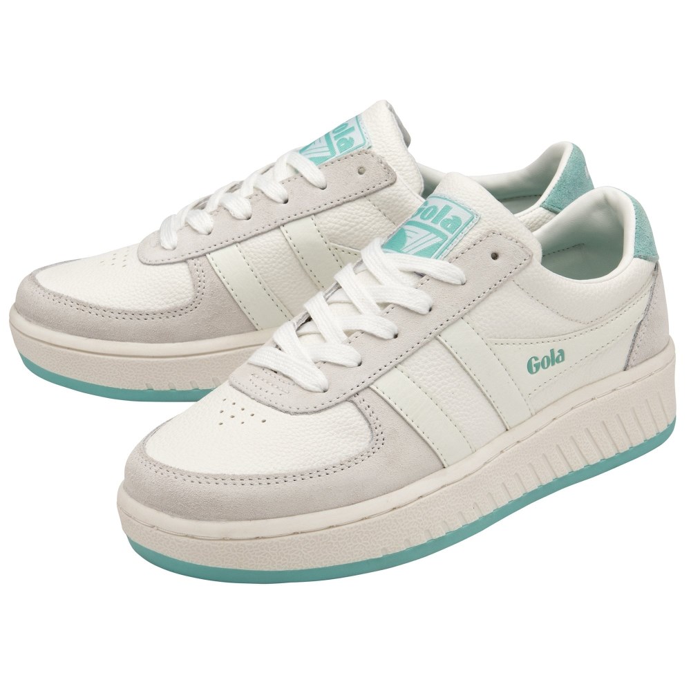 Gola Classics Women's Grandslam '88 Sneakers - White/White/Aruba