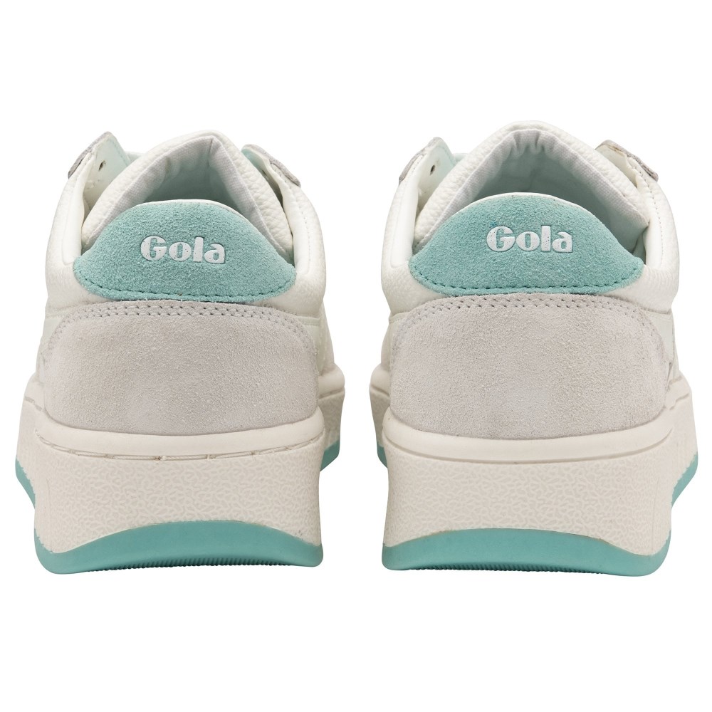 Gola Classics Women's Grandslam '88 Sneakers - White/White/Aruba