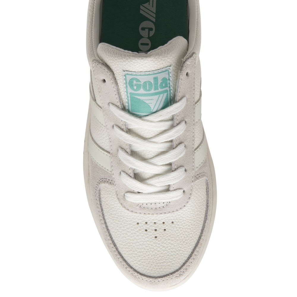 Gola Classics Women's Grandslam '88 Sneakers - White/White/Aruba