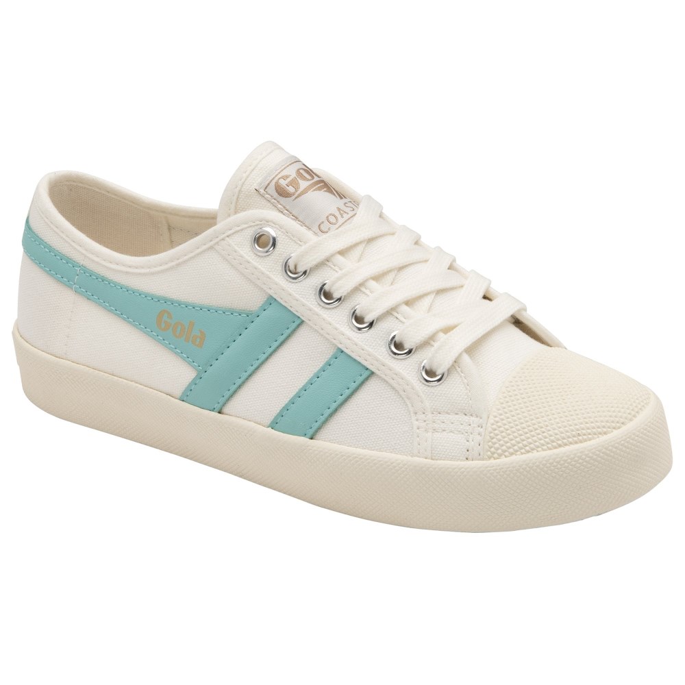 Vegan Gola Classics Women's Coaster - Off White/Aruba