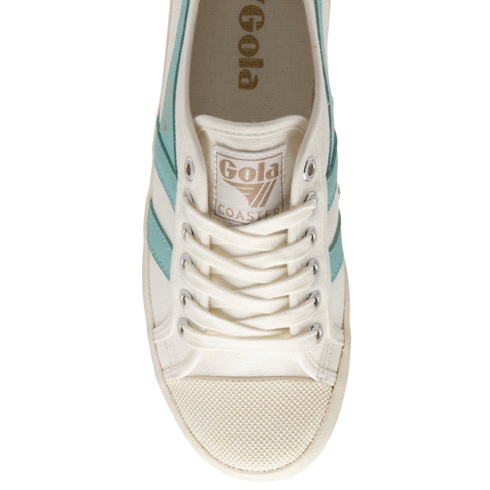 Vegan Gola Classics Women's Coaster - Off White/Aruba