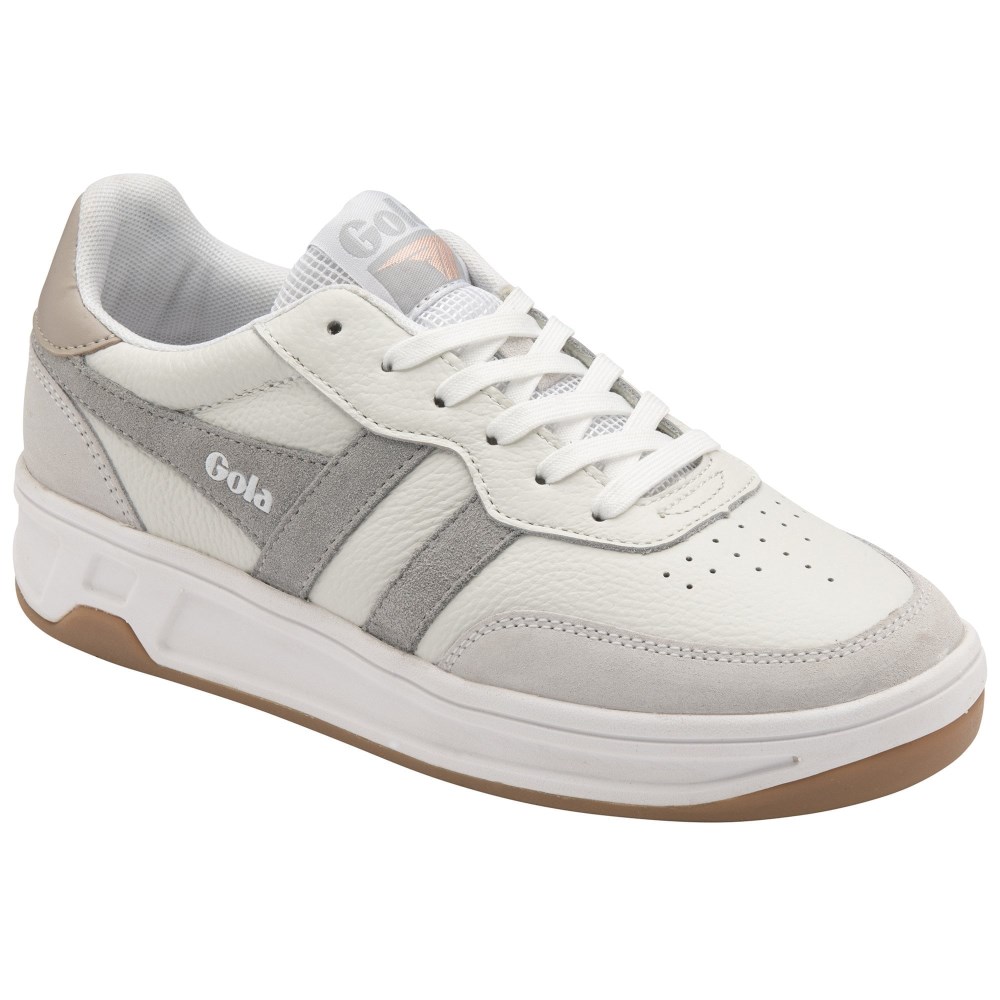 Gola Classics Women's Topspin Sneakers - White/Light Grey/Blossom