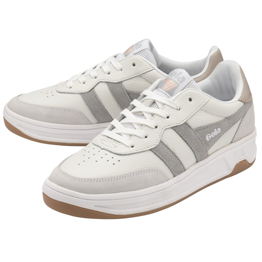 Gola Classics Women's Topspin Sneakers - White/Light Grey/Blossom