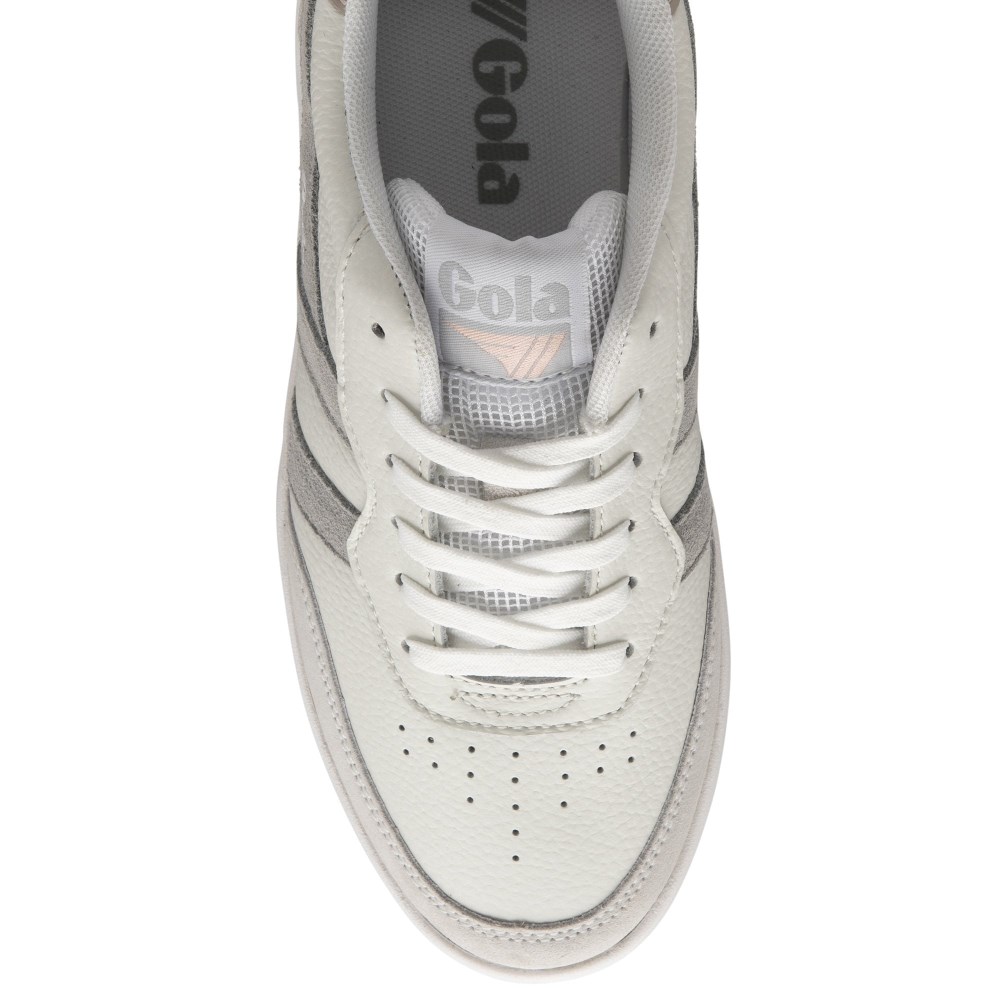 Gola Classics Women's Topspin Sneakers - White/Light Grey/Blossom