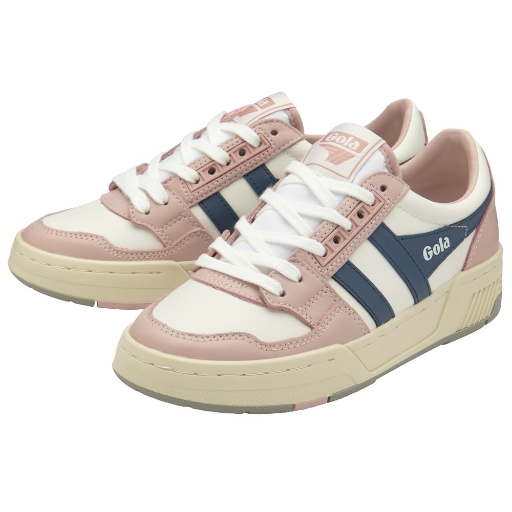 Gola Classics Women's Challenge Sneakers - White/Chalk Pink/Moonlight