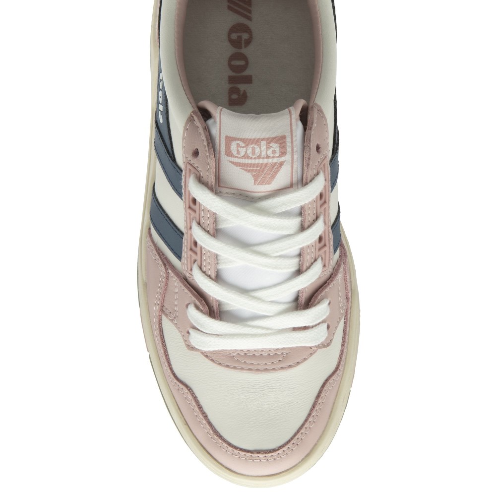 Gola Classics Women's Challenge Sneakers - White/Chalk Pink/Moonlight