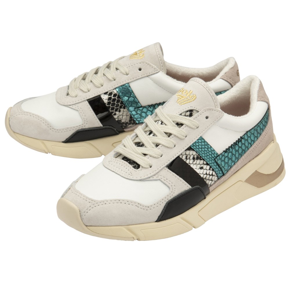 Gola Classics Women's Eclipse Mode Sneakers - White/Blossom/Multi