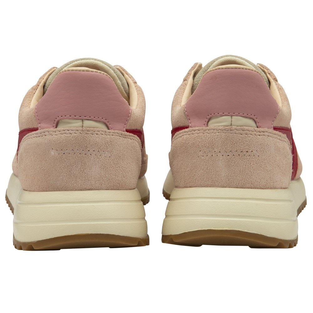 Gola Classics Women's Chicago Sneakers - Wheat/Pearl Pink/Deep Red