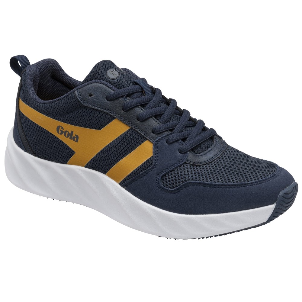 Gola Performance Men's Lansen Sneakers - Navy/Deep Sun