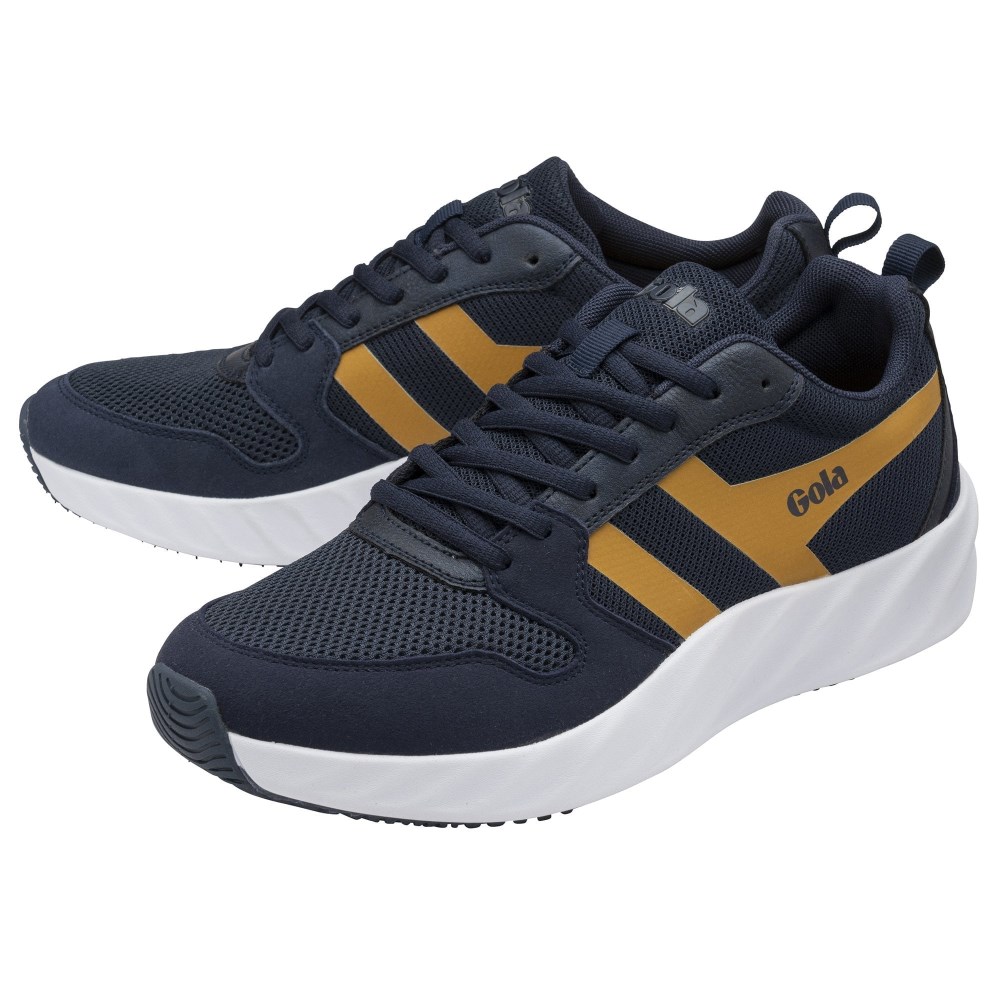 Gola Performance Men's Lansen Sneakers - Navy/Deep Sun