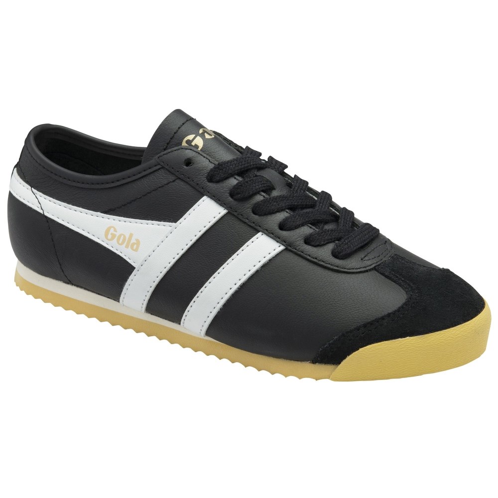 Gola Classics Women's Race Leather Sneakers - Black/White