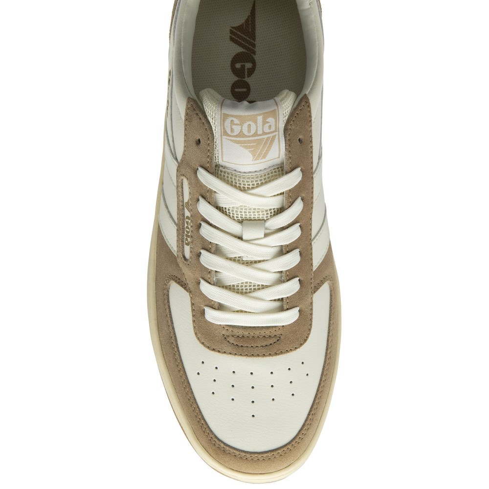 Gola Classics Men's Hawk '89 Sneakers - Off White/Light Caramel
