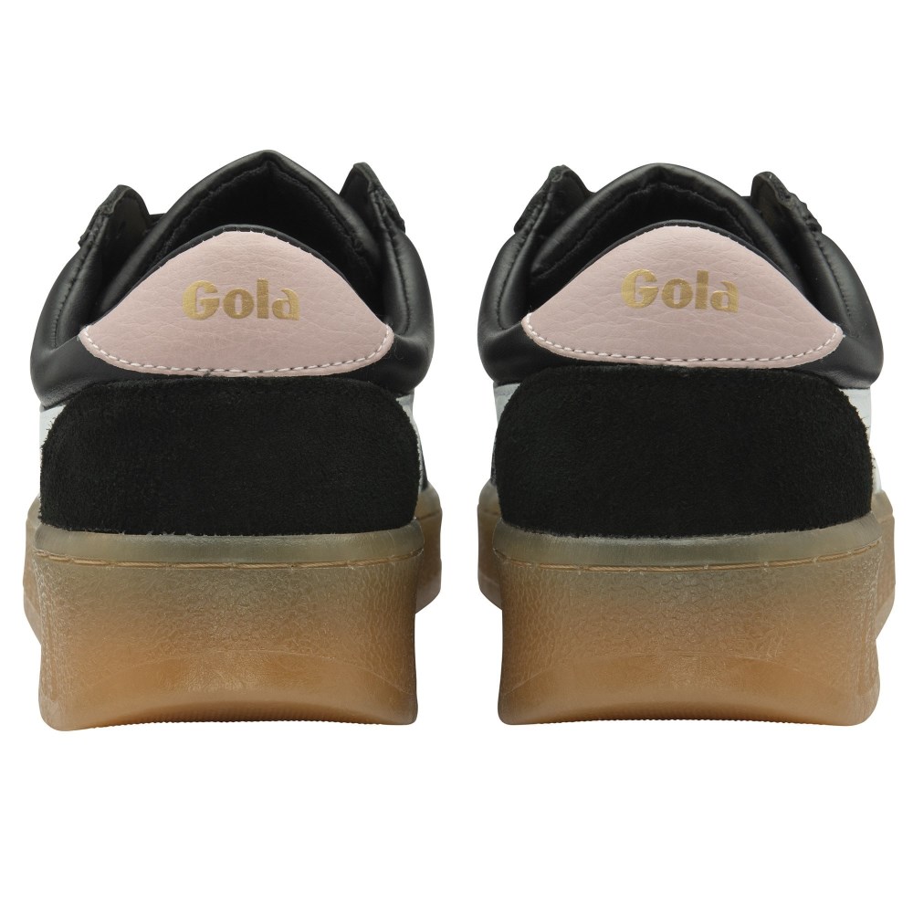 Gola Classics Women's Grandslam Elite Sneakers - Black/White/Chalk Pink/Gum