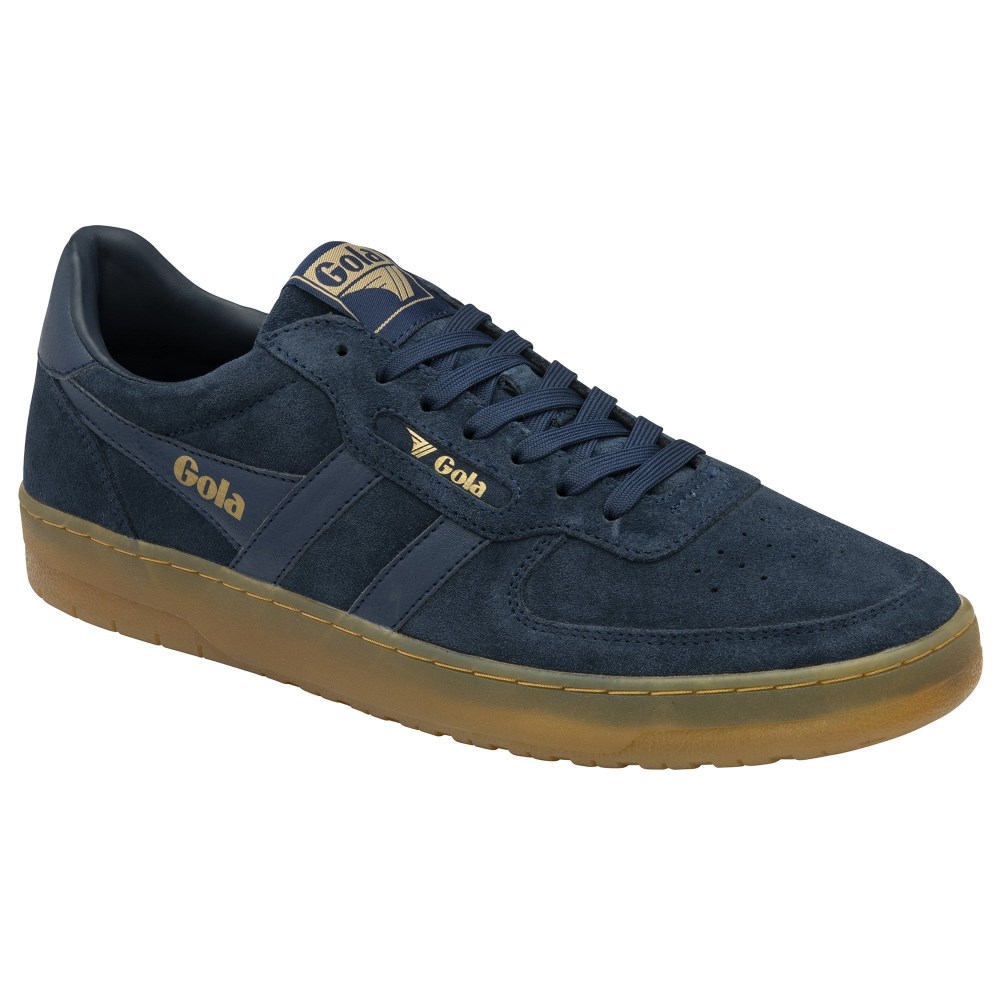 Gola Classics Men's Hawk Suede '86 Sneakers - Navy/Gum