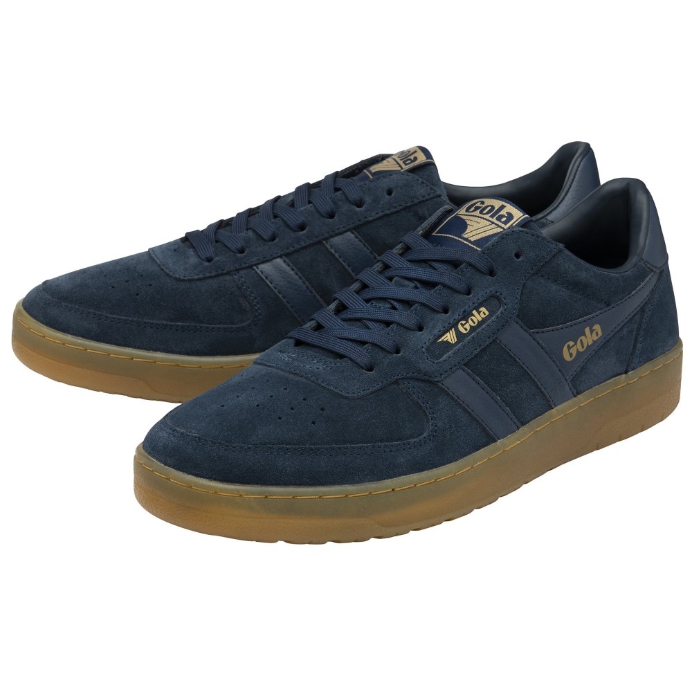 Gola Classics Men's Hawk Suede '86 Sneakers - Navy/Gum