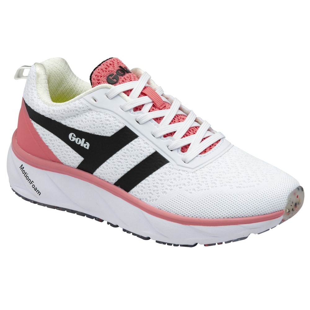 Gola Performance Women's Typhoon RMD Sneakers - White/Black/Tea Rose