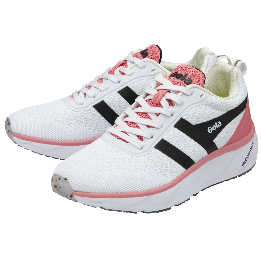 Gola Performance Women's Typhoon RMD Sneakers - White/Black/Tea Rose