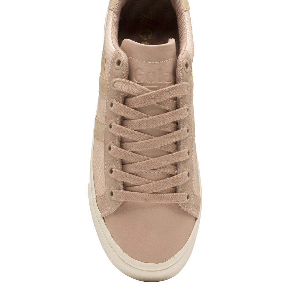 Gola Classics Women's Orchid II Lizard - Blush Pink/Gold