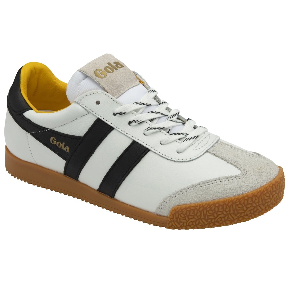 Gola Classics Women's Elan 120 Leather Sneakers - White/Black