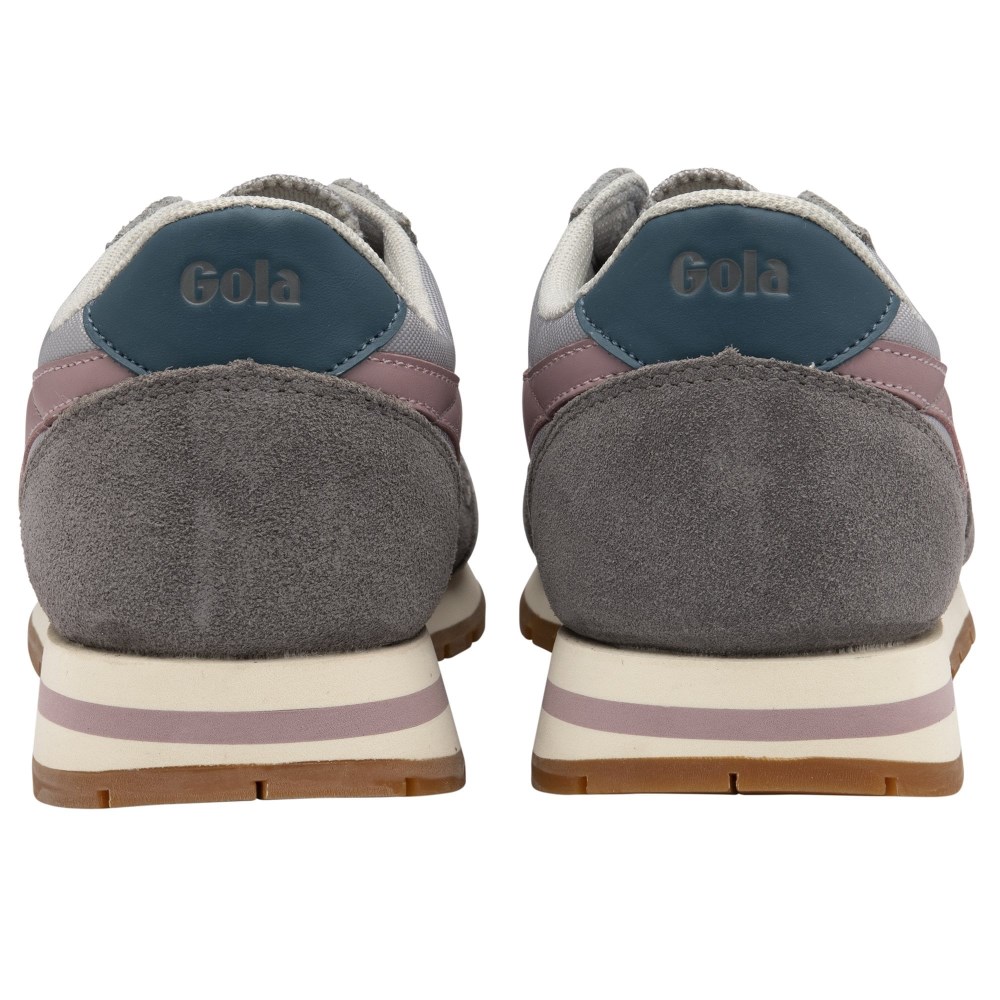 Gola Classics Women's Daytona Sneakers - Light Grey/Ash/Pastel Pink