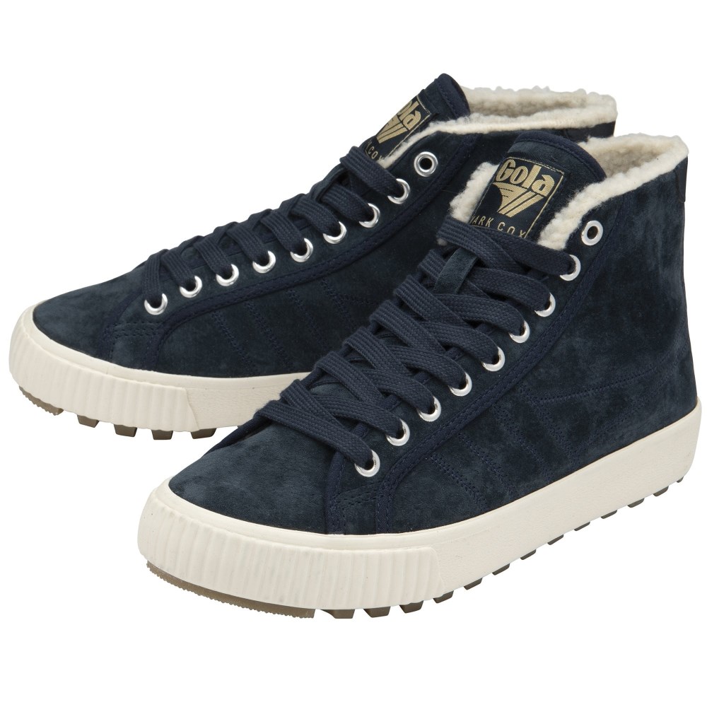 Gola Classics Women's Nordic High Plimsolls - Navy