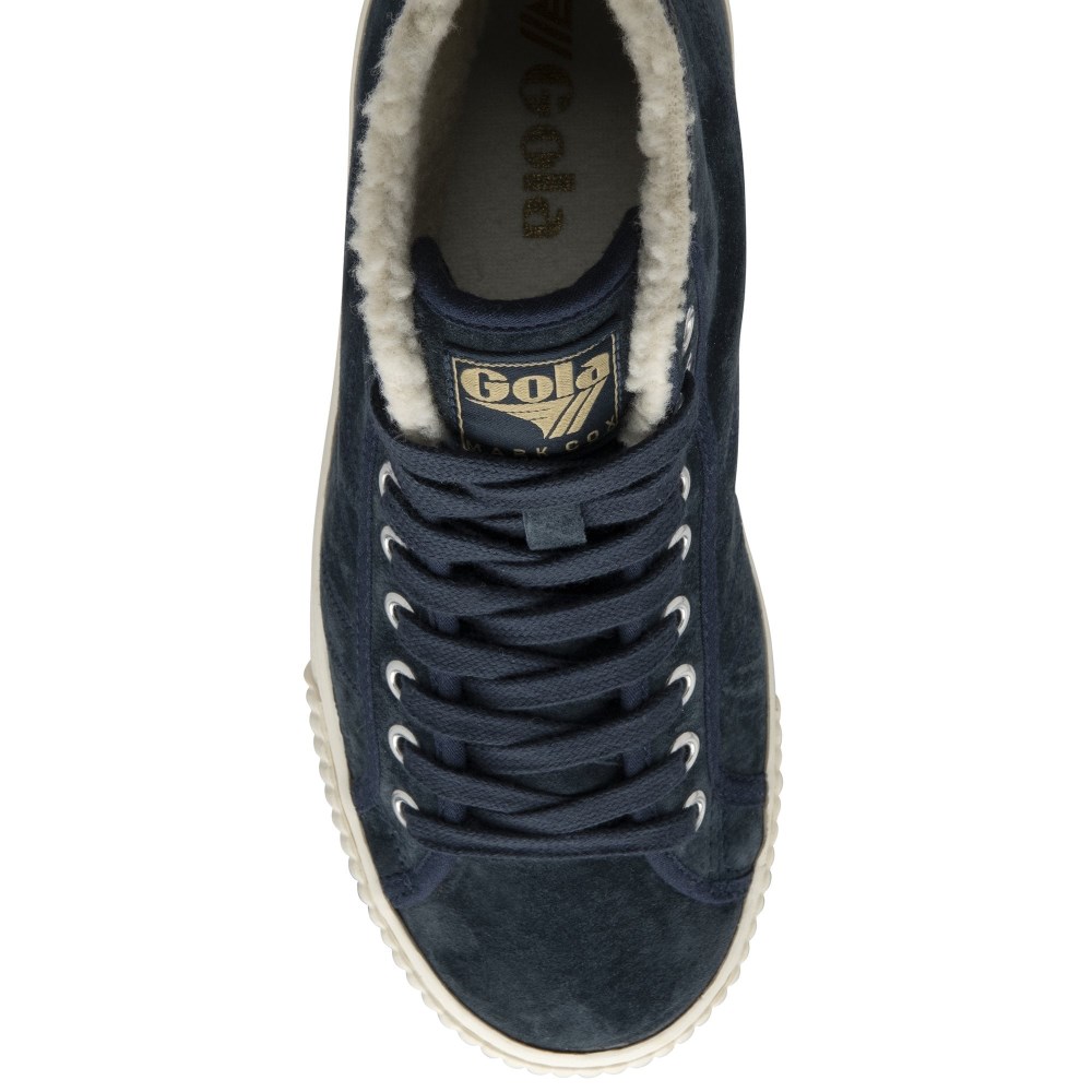 Gola Classics Women's Nordic High Plimsolls - Navy