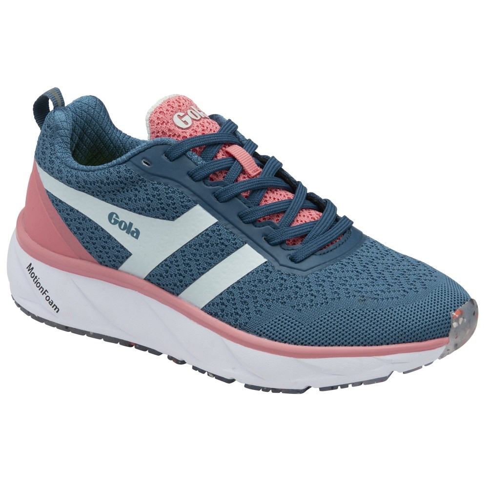 Gola Performance Women's Typhoon RMD Sneakers - Marine Blue/Plein Air/Tea Rose