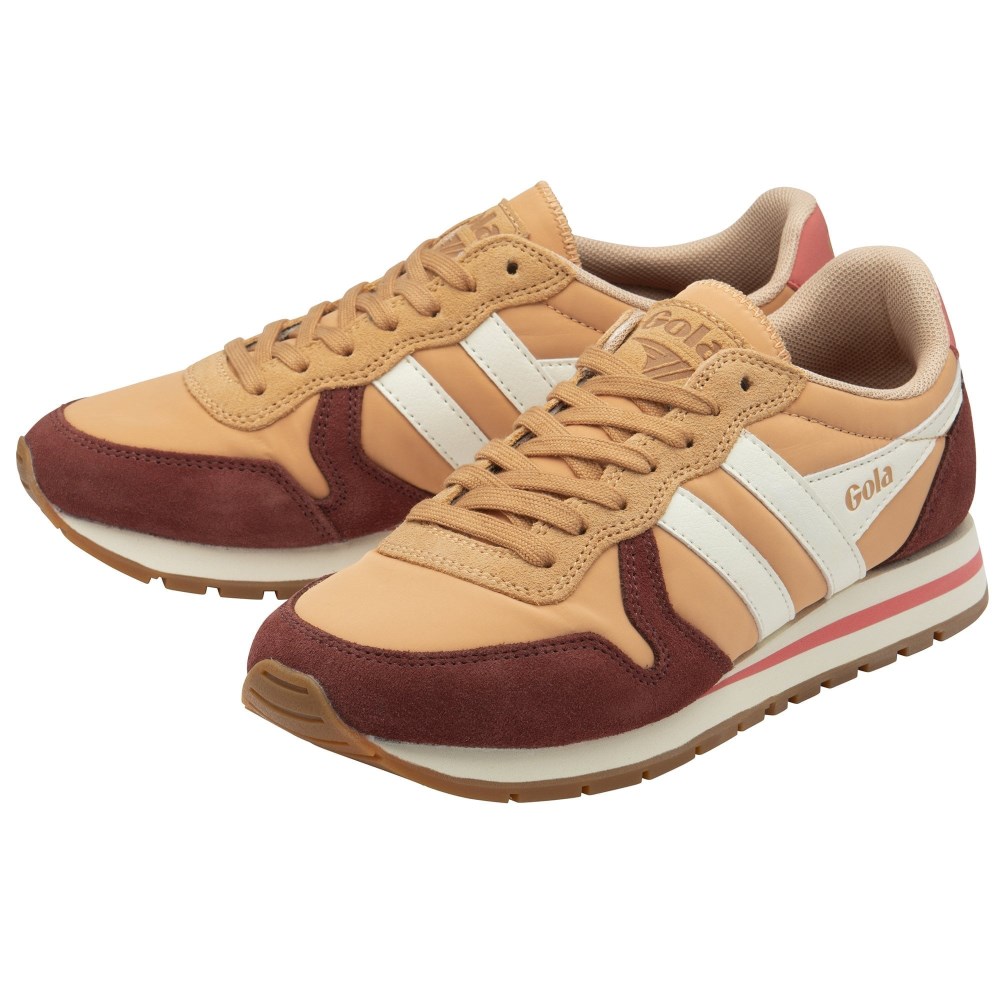 Gola Classics Women's Daytona Chute Sneakers - Salmon/Red Ochre/Off White