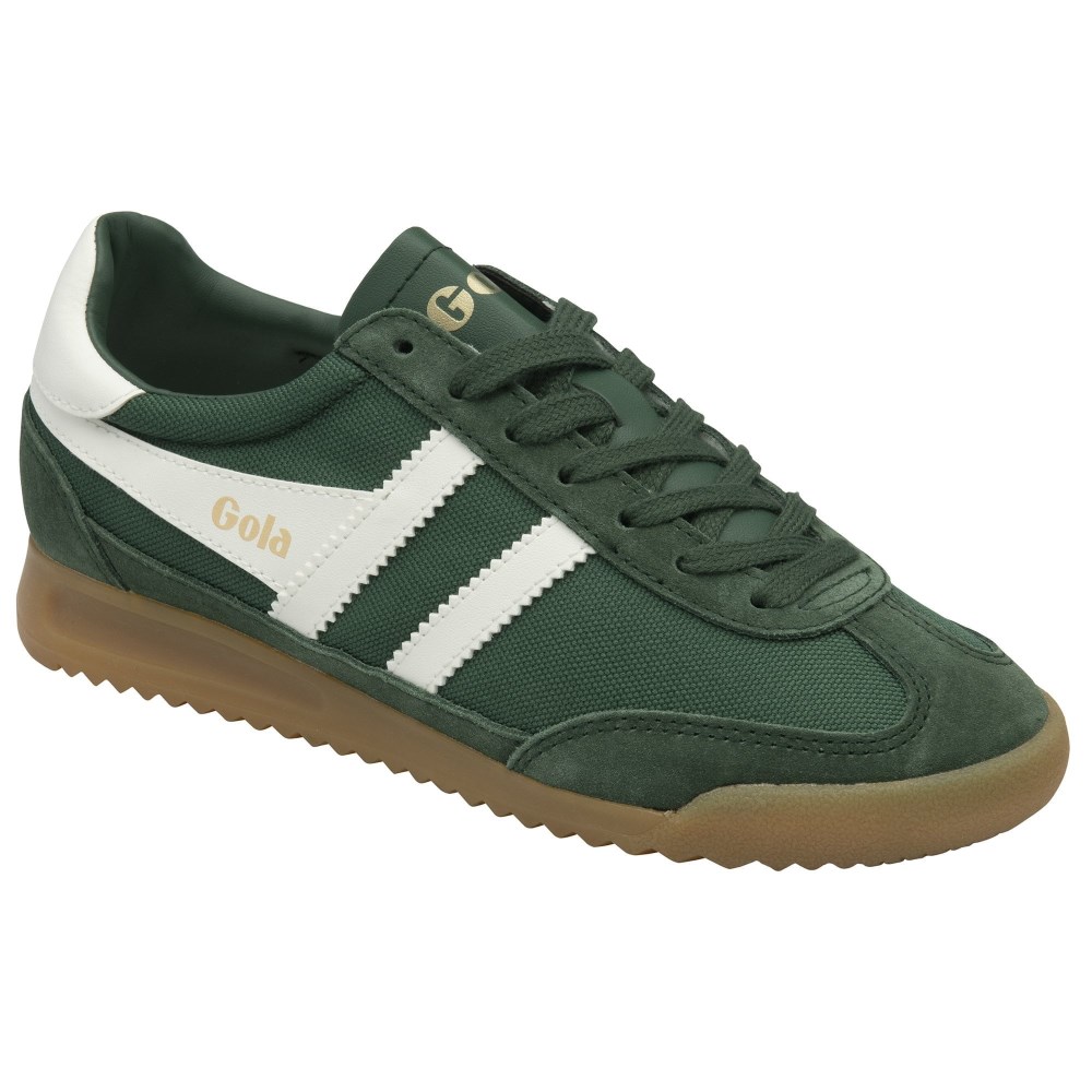 Gola Classics Women's Tornado Sneakers - Evergreen/Off White