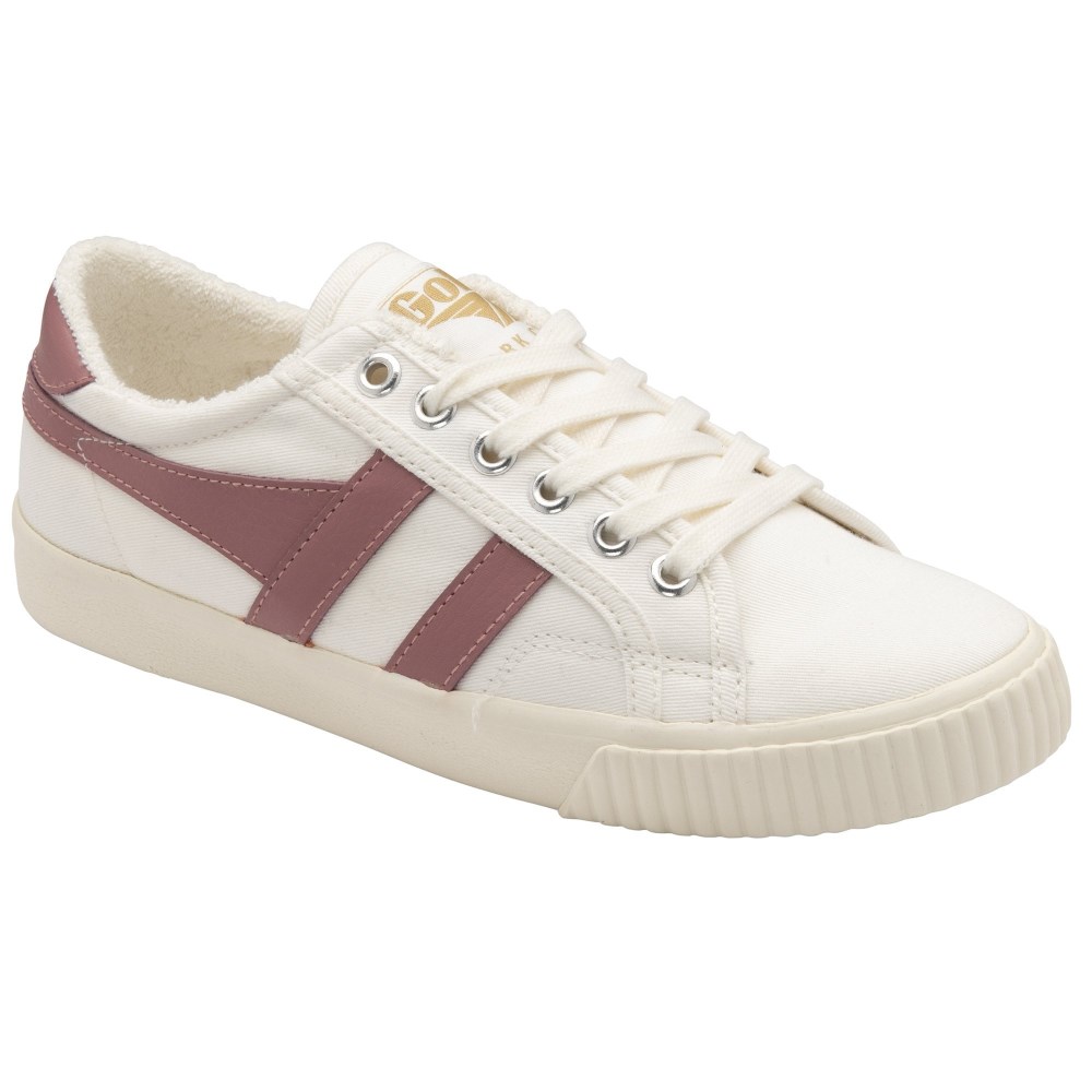 Vegan Gola Classics Women's Tennis Mark Cox Sneakers - Off White/Dusty Rose