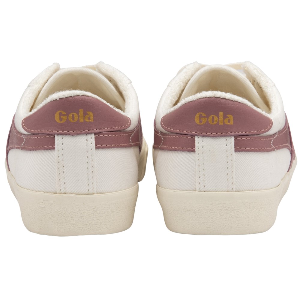 Vegan Gola Classics Women's Tennis Mark Cox Sneakers - Off White/Dusty Rose