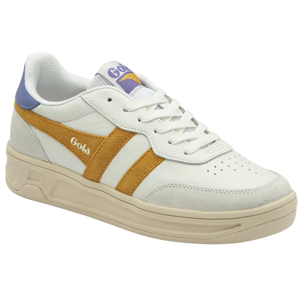 Gola Classics Women's Topspin Sneakers - Off White/Sun/Lavender