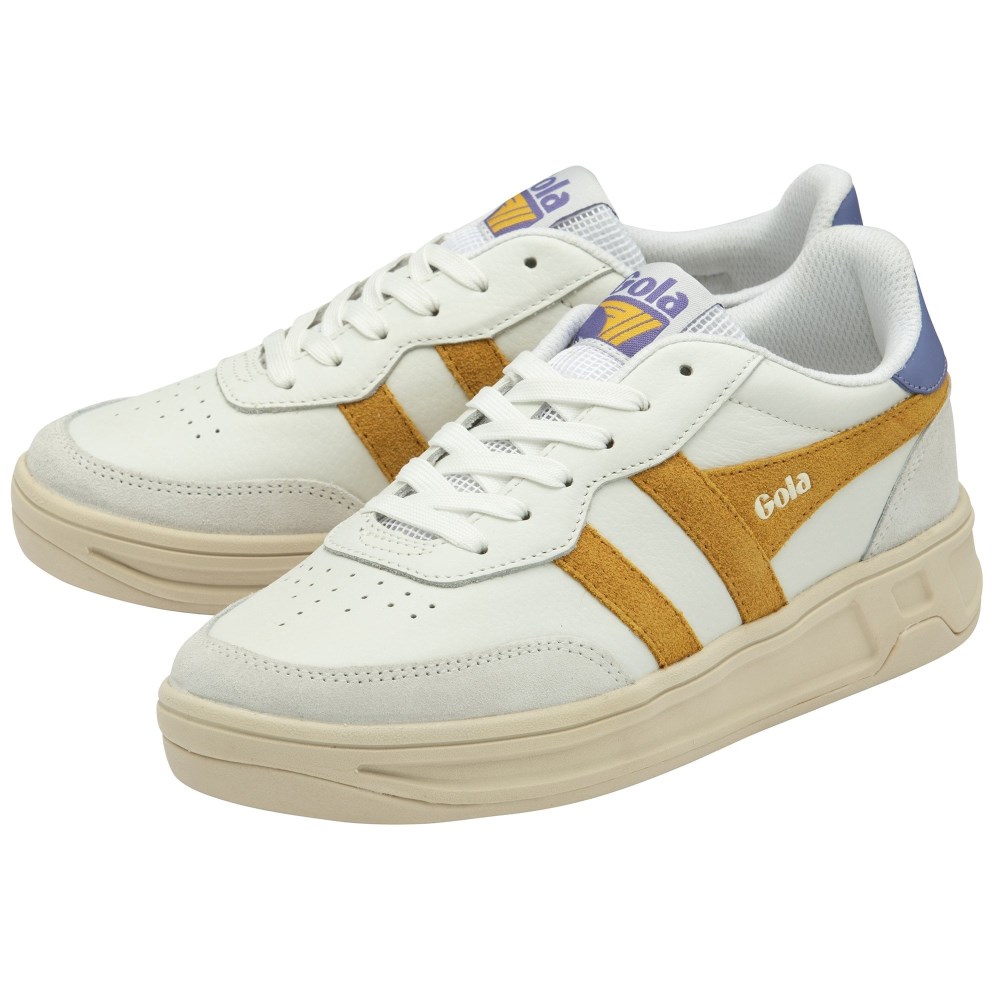 Gola Classics Women's Topspin Sneakers - Off White/Sun/Lavender