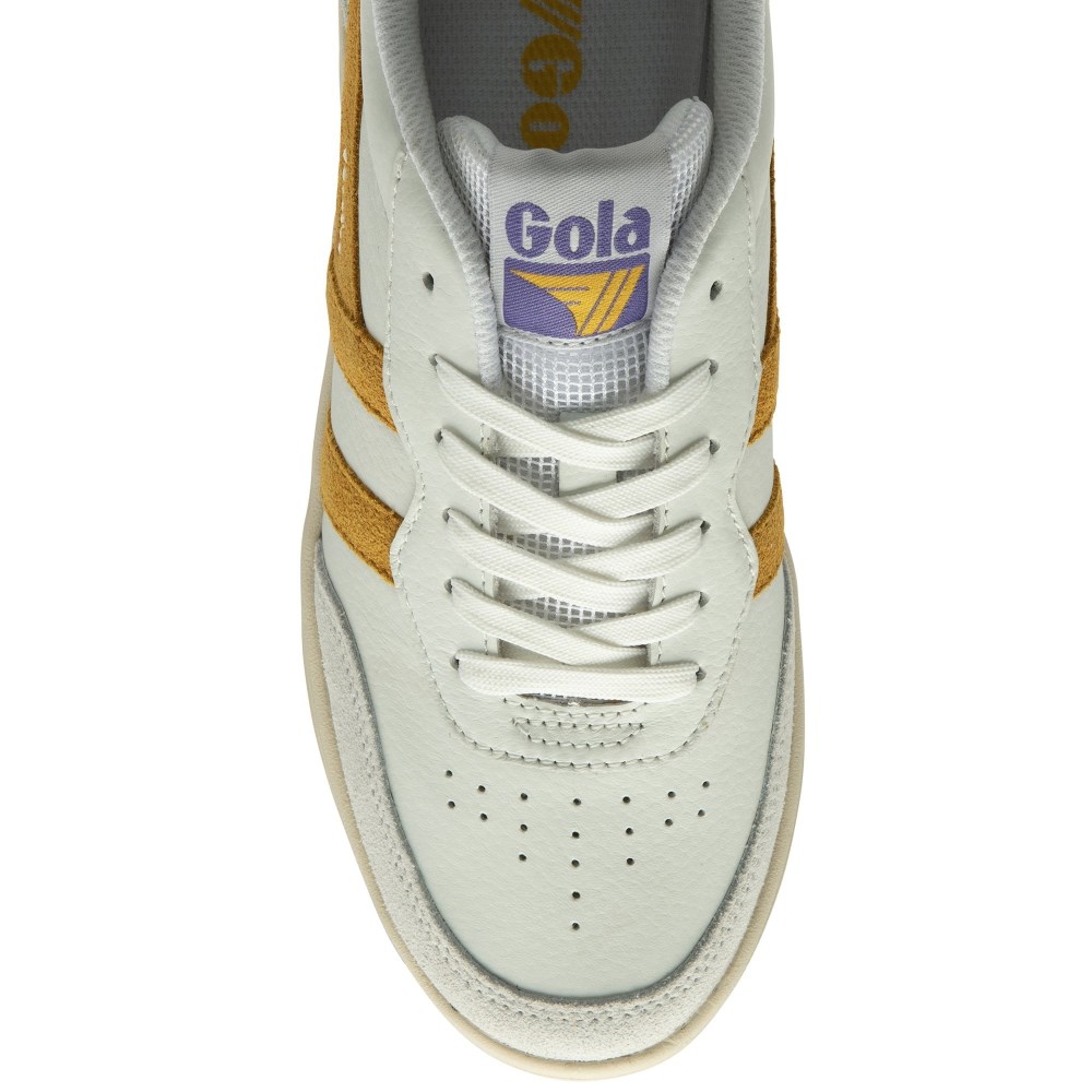 Gola Classics Women's Topspin Sneakers - Off White/Sun/Lavender
