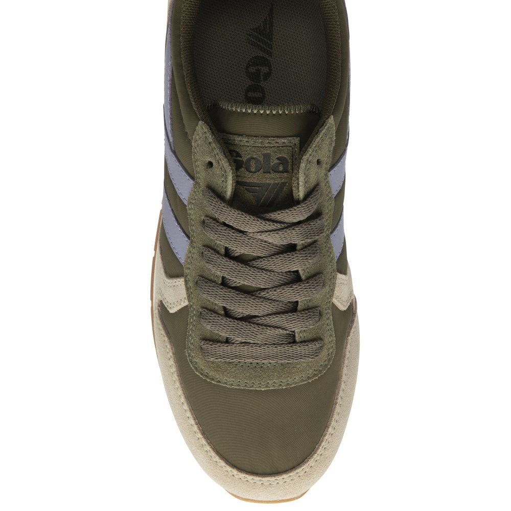 Gola Classics Women's Daytona Chute Sneakers - Khaki/Bone/Lavender