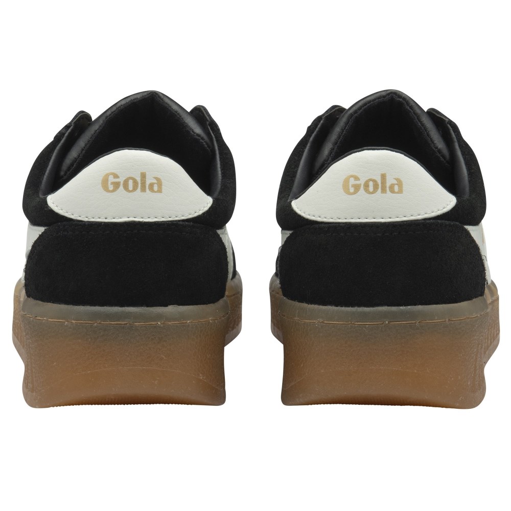 Gola Classics Women's Grandslam Suede Sneakers - Black/Off White/Gum