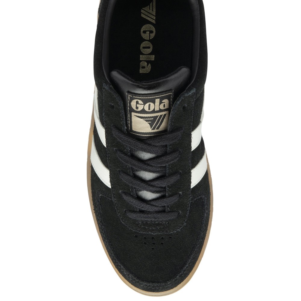 Gola Classics Women's Grandslam Suede Sneakers - Black/Off White/Gum
