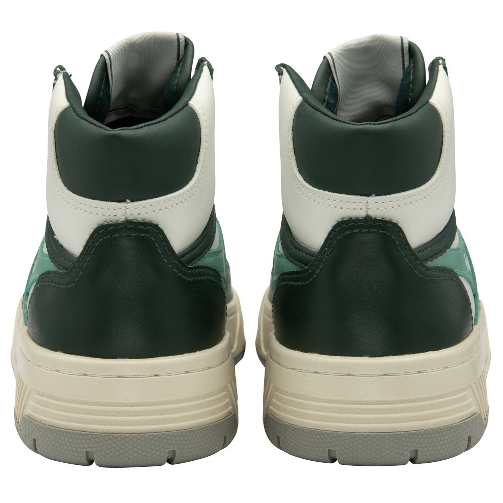 Gola Classics Women's Challenge High Sneakers - White/Green/Sea Mist