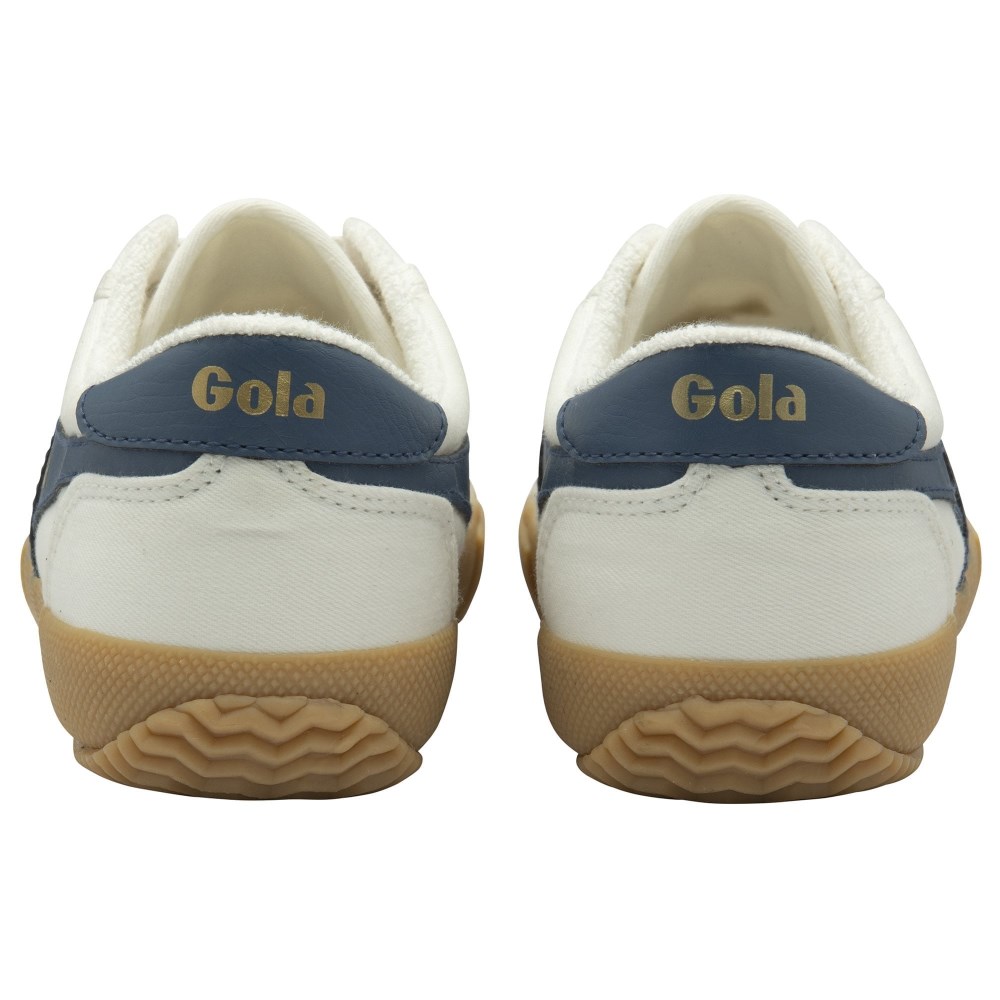 Vegan Gola Classics Women's Stratus Plimsoll Sneakers - Off White/Moonlight/Gum