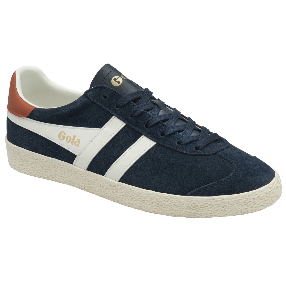 Gola Classics Men's Medallist Sneakers - Navy/Off White/Moody Orange