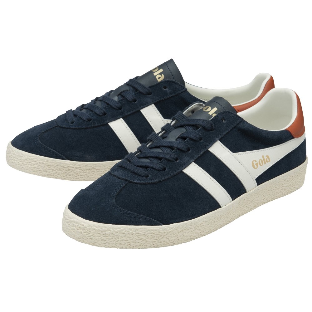 Gola Classics Men's Medallist Sneakers - Navy/Off White/Moody Orange