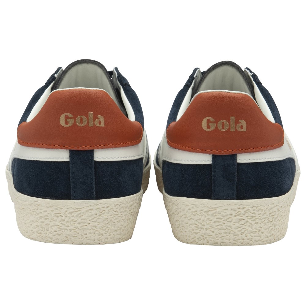 Gola Classics Men's Medallist Sneakers - Navy/Off White/Moody Orange