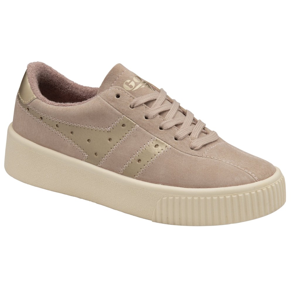 Gola Classics Women's Super Court Metallic Sneakers - Blossom/Gold