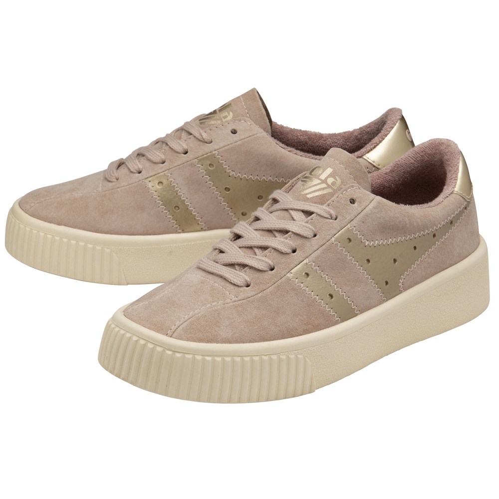 Gola Classics Women's Super Court Metallic Sneakers - Blossom/Gold