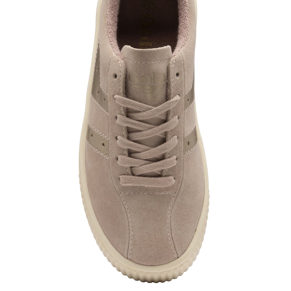 Gola Classics Women's Super Court Metallic Sneakers - Blossom/Gold