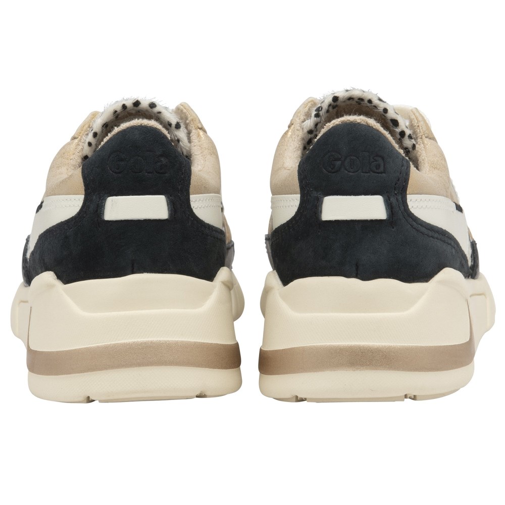 Gola Classics Women's Eclipse Mode Sneakers - Gold/Cheetah/Multi